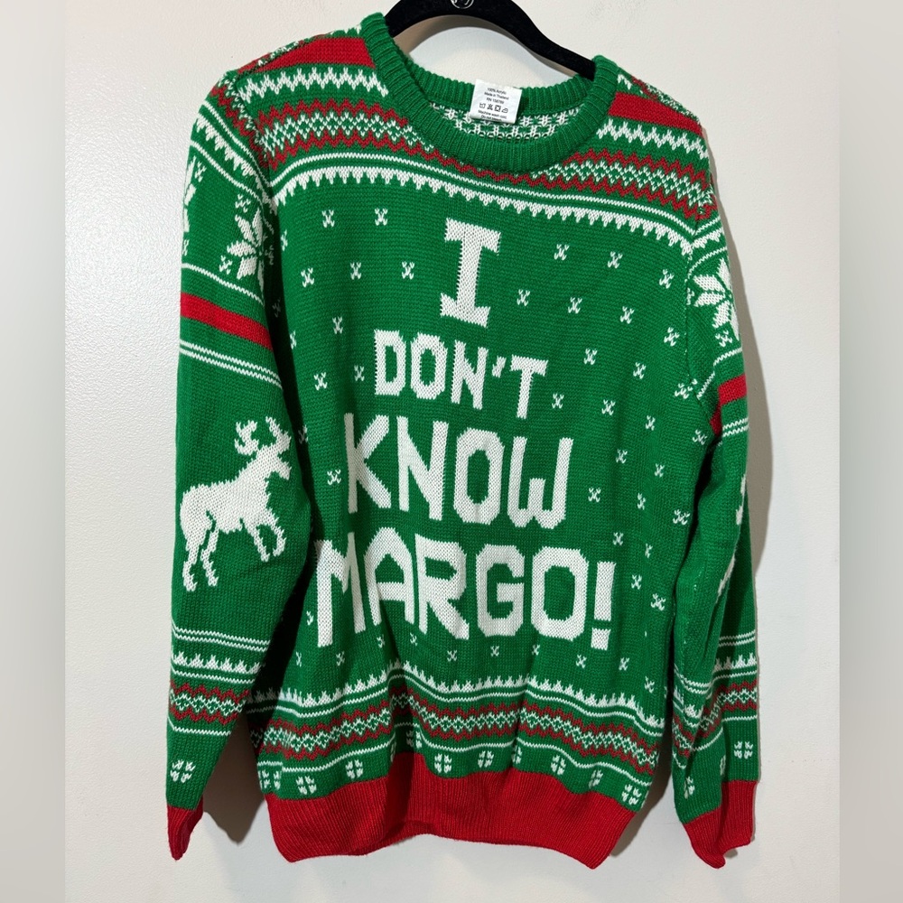 I Don’t Know Margo! Holiday Sweater